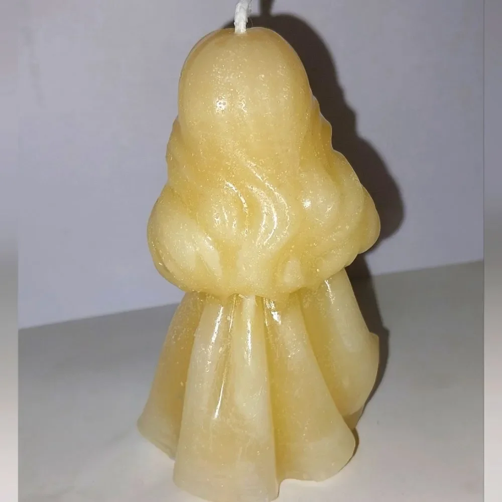 Hand crafted limited edition whimsical princess candle